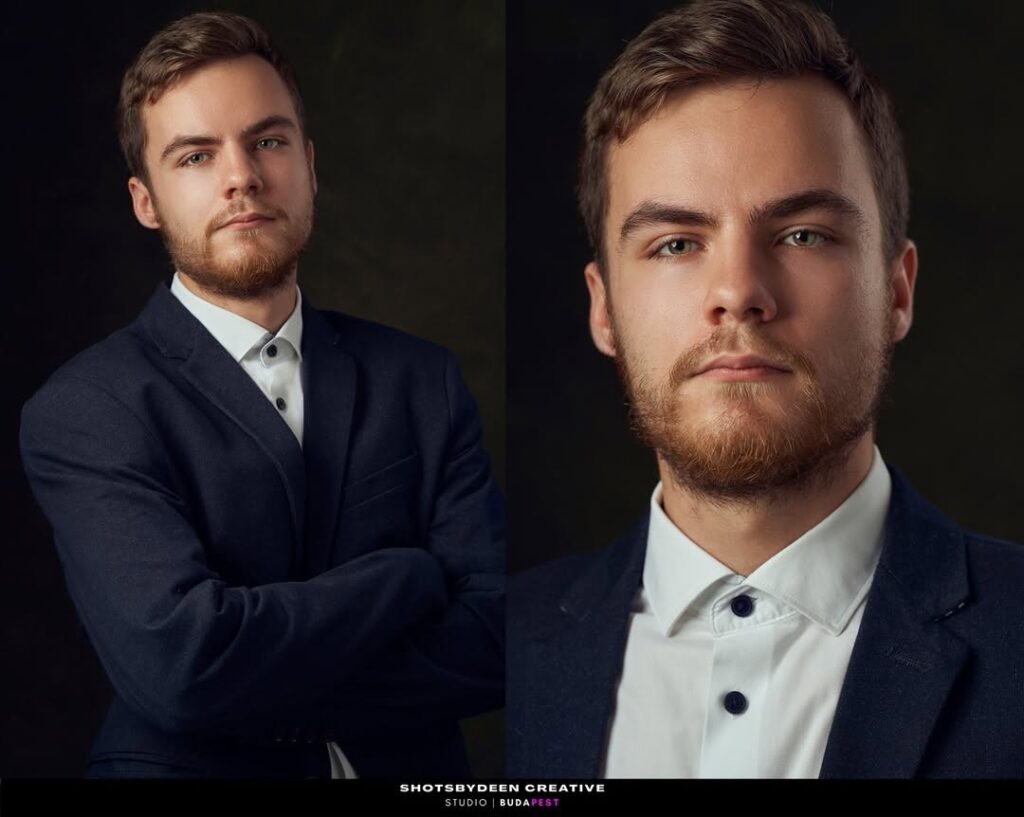 Business headshots of two men by ShotsByDeen