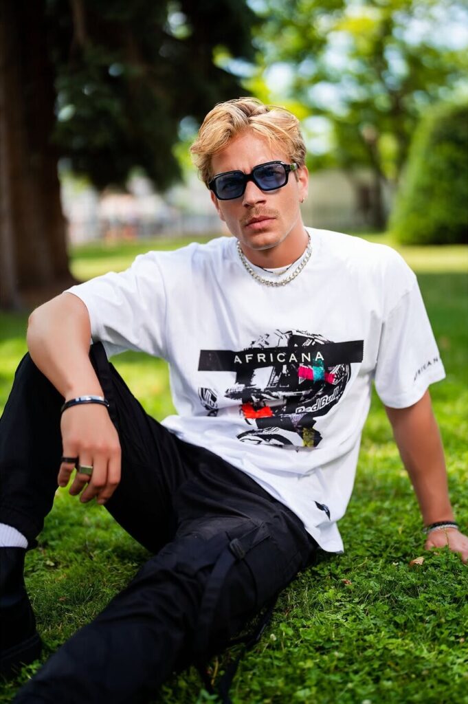 Outdoor street-style fashion portrait of a man by ShotsByDeen